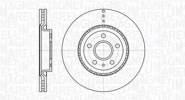 MAGNETI MARELLI Тормозной диск 361302040612